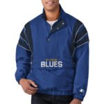 St. Louis Blues Blue Impact Half-Zip Jacket - Image 3
