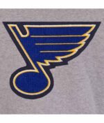 St. Louis Blues Varsity Royal/Gray Wool Jacket - Image 5