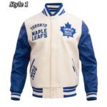 Toronto Maple Leafs Retro Classic Rib Varsity Jacket
