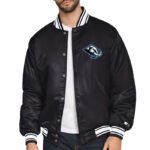 Utah Mammoth Primary Logo Varsity Satin Jacket