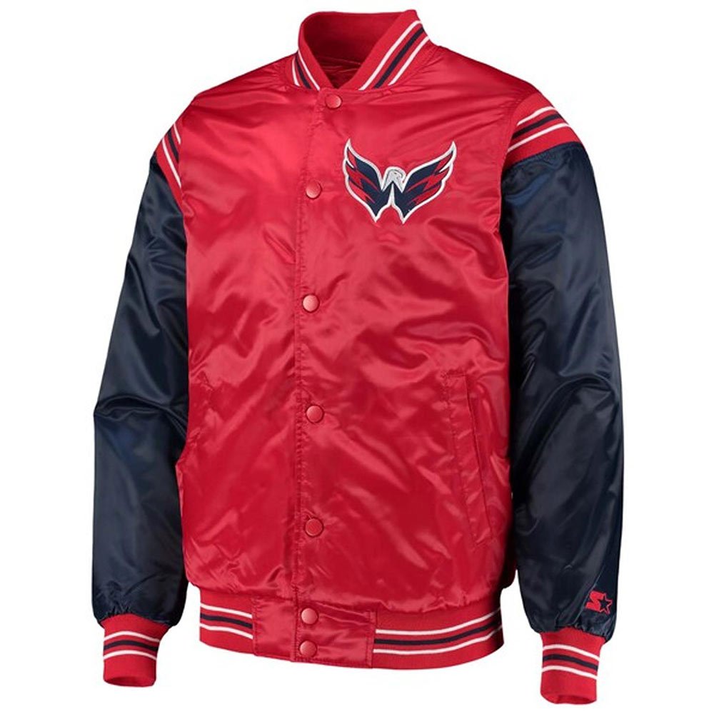 washington-capitals-red-and-blue-jacket-1.jpg Washington Capitals Red and Blue Satin Jacket - Image 1