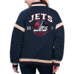Winnipeg Jets Tournament Navy Varsity Jacket - Image 4