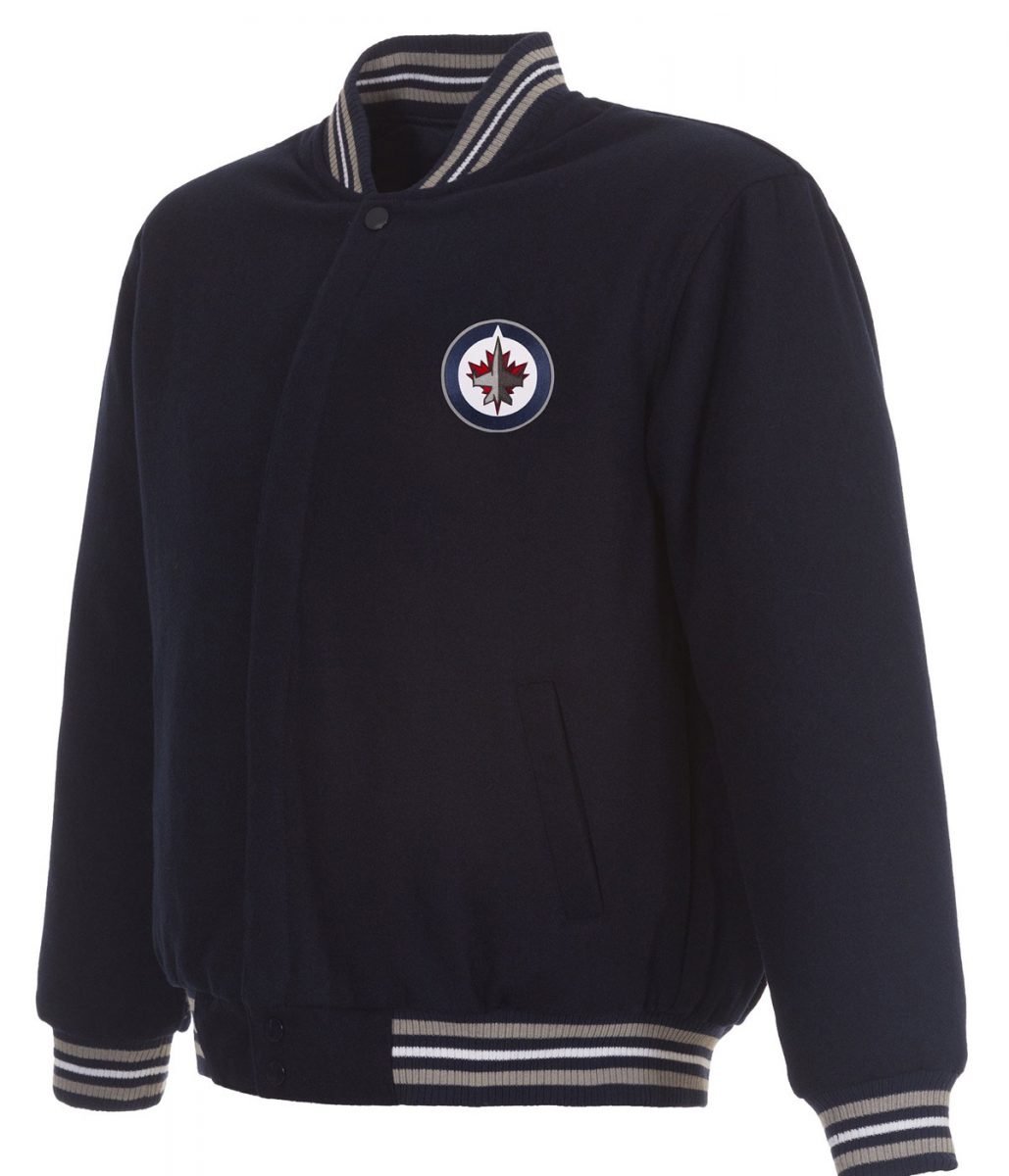winnipeg-jets-wool-jacket-scaled-1-1.jpg Varsity Winnipeg Jets Navy Blue Wool Jacket - Image 1
