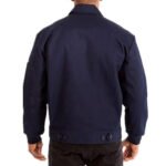 Winnipeg Jets Workwear Navy Cotton Jacket - Image 2