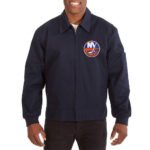 New York Islanders Workwear Navy Cotton Jacket